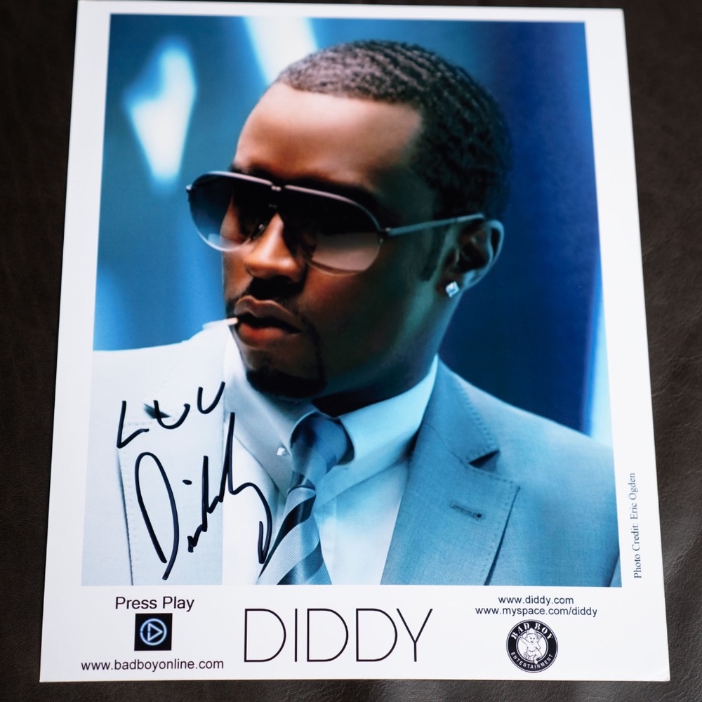 "Official" Diddy Press Play Autograph